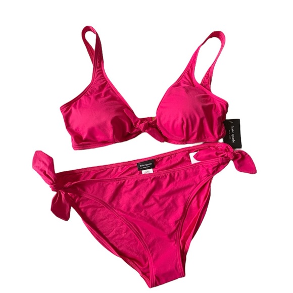 Kate Spade S8C326S Rose Jam 666 Size XL Bikini NWT - Picture 1 of 5